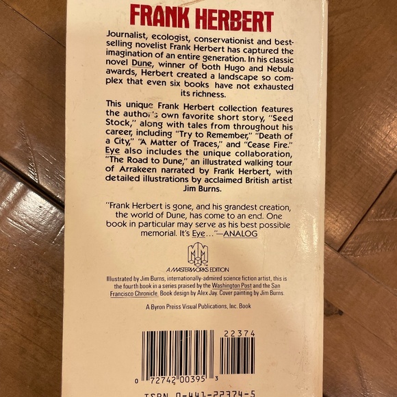 Book: EYE by Frank Herbert, Author of DUNE - Picture 2 of 3